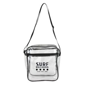 Clear Shoulder Tote/Messenger Bag